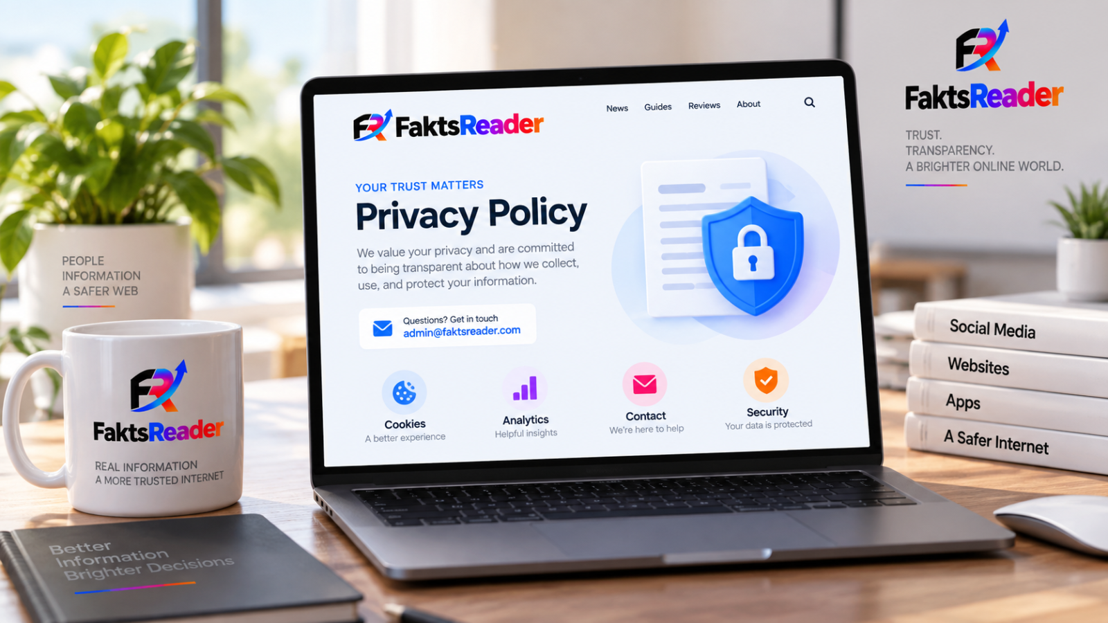Factsreader Com Privacy Policy and data protection illustration